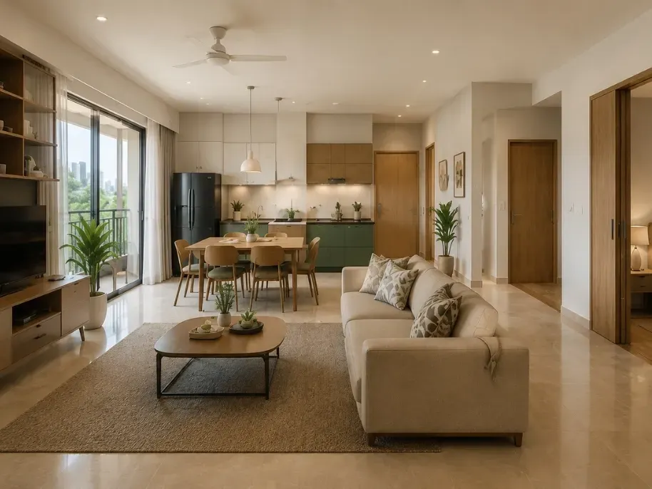 2bhk interior design smart layout planning