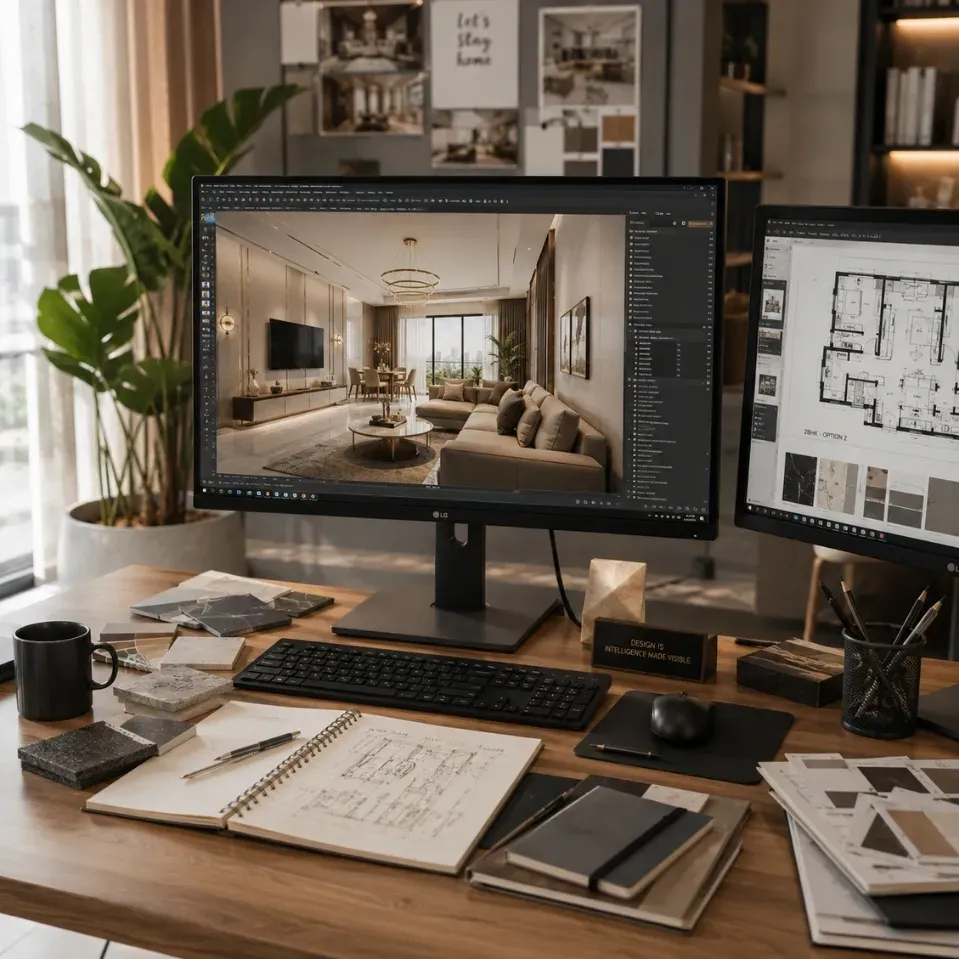 Opalspace 2BHK Interior Design Process