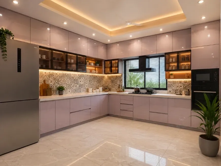 2bhk kitchen interior design in faridabad homes