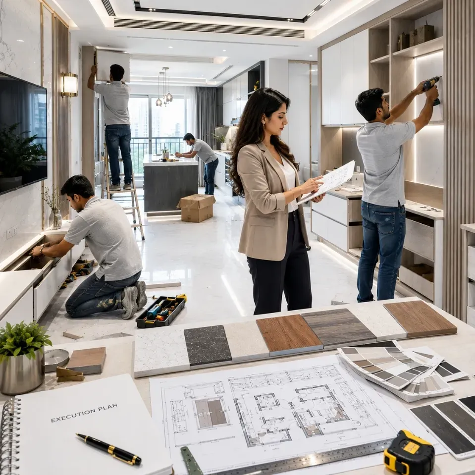 Opalspace 2BHK Interior Design Process