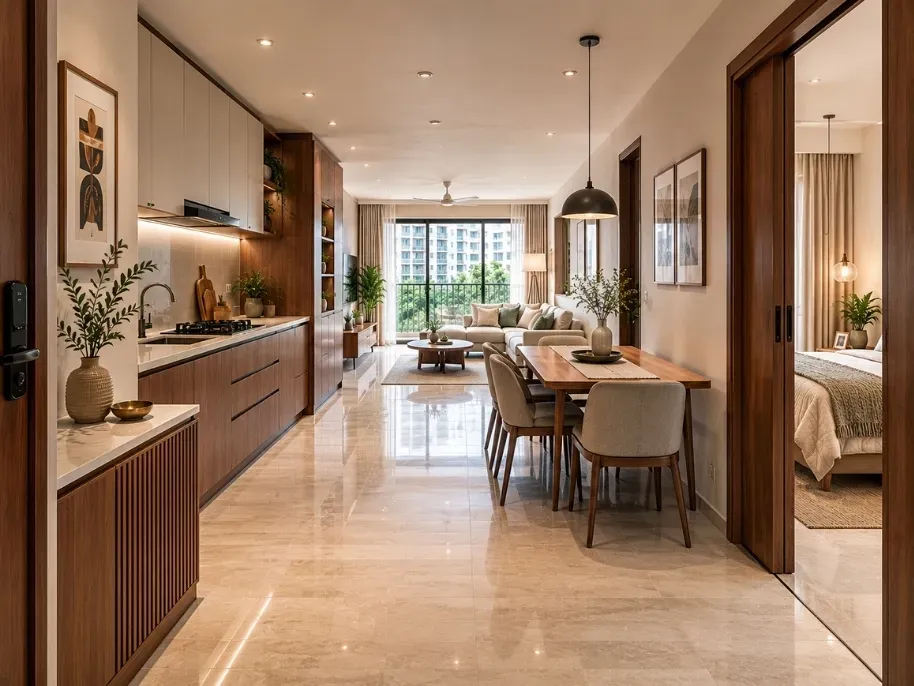 2bhk smart layout planning for greater noida home