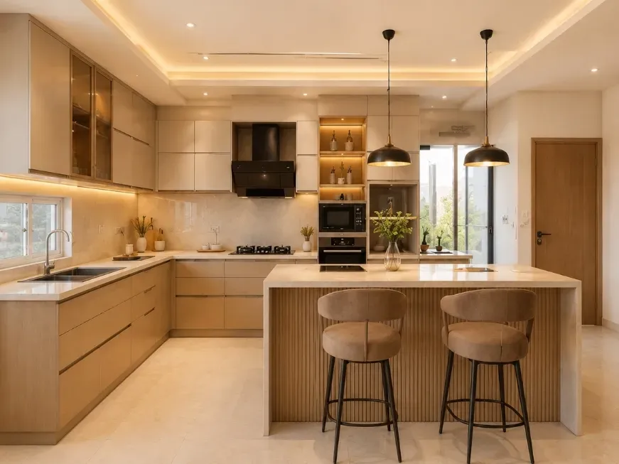 2bhk kitchen interior design in greater noida