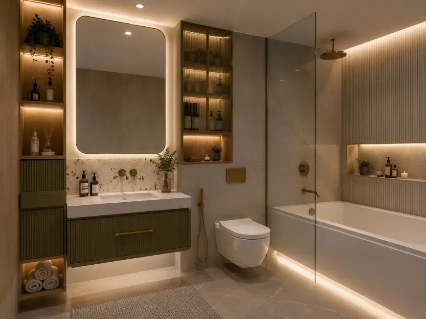 2bhk bathroom interior solutions