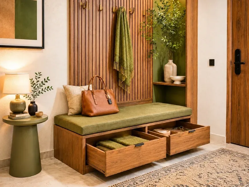 smart storage solution for 2bhk home interior design