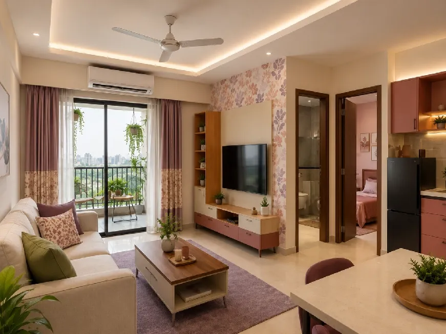 room placement design for 3bhk interior
