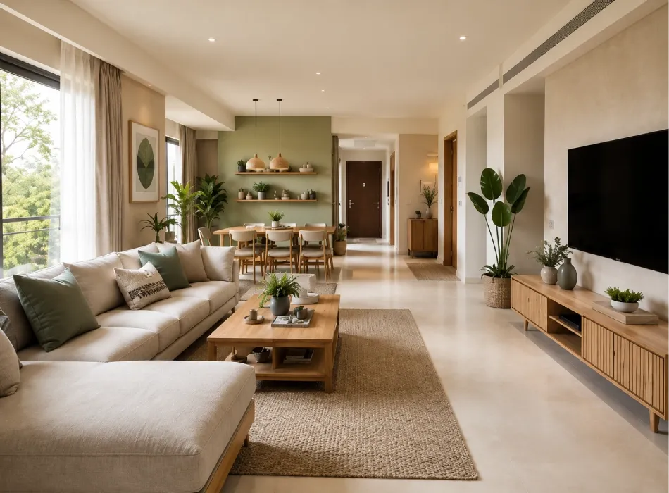 3BHK room placement ideas for faridabad homes