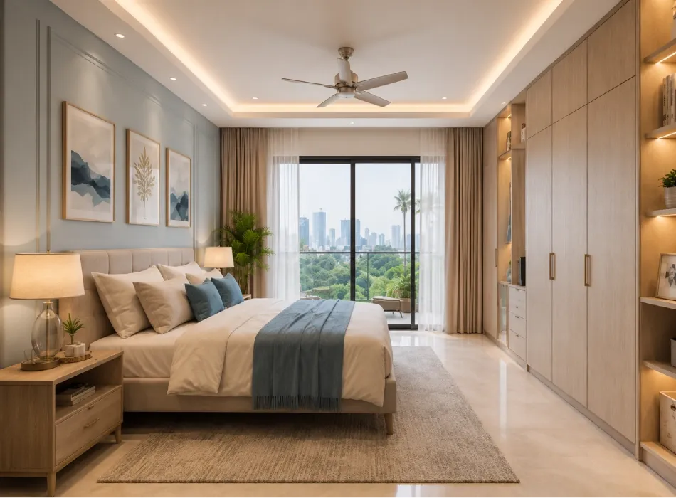 3bhk space flow design ideas for faridabad homes