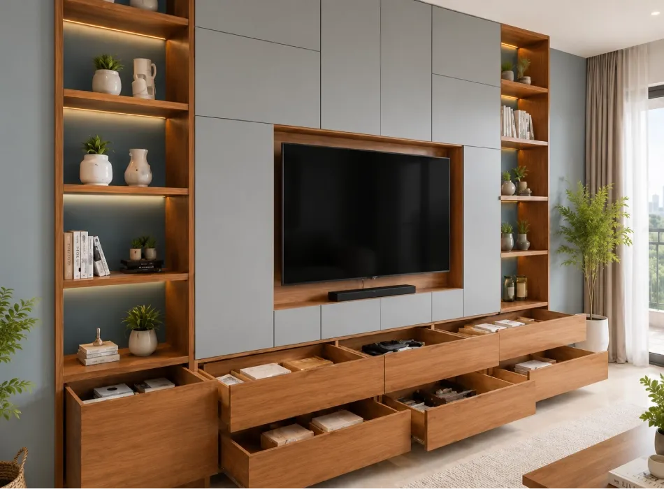 3bhk space saving storage ideas for faridabad homes