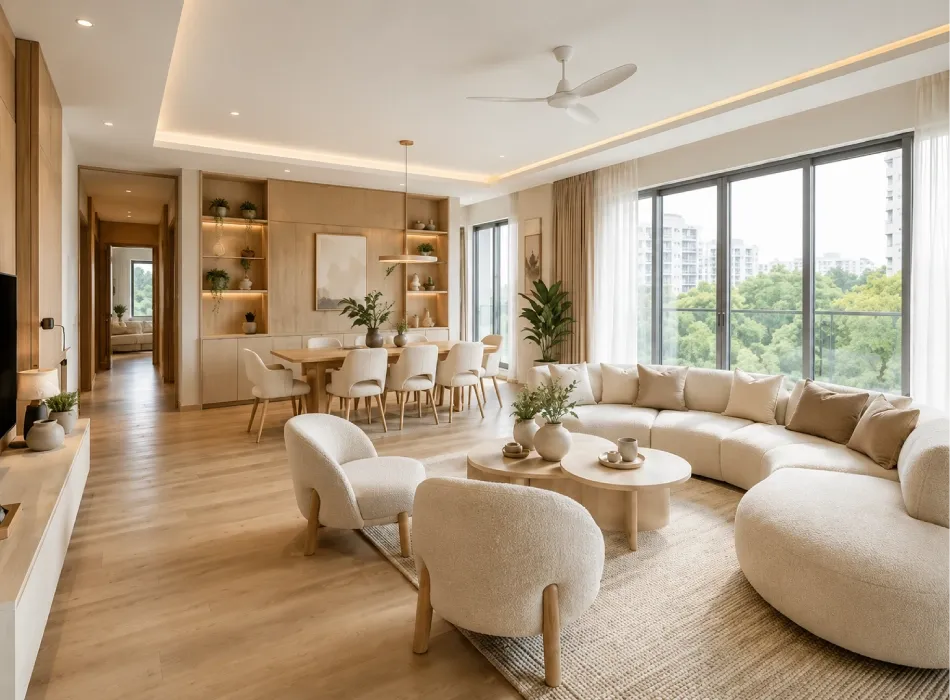 3bhk room placement design for ghaziabad homes