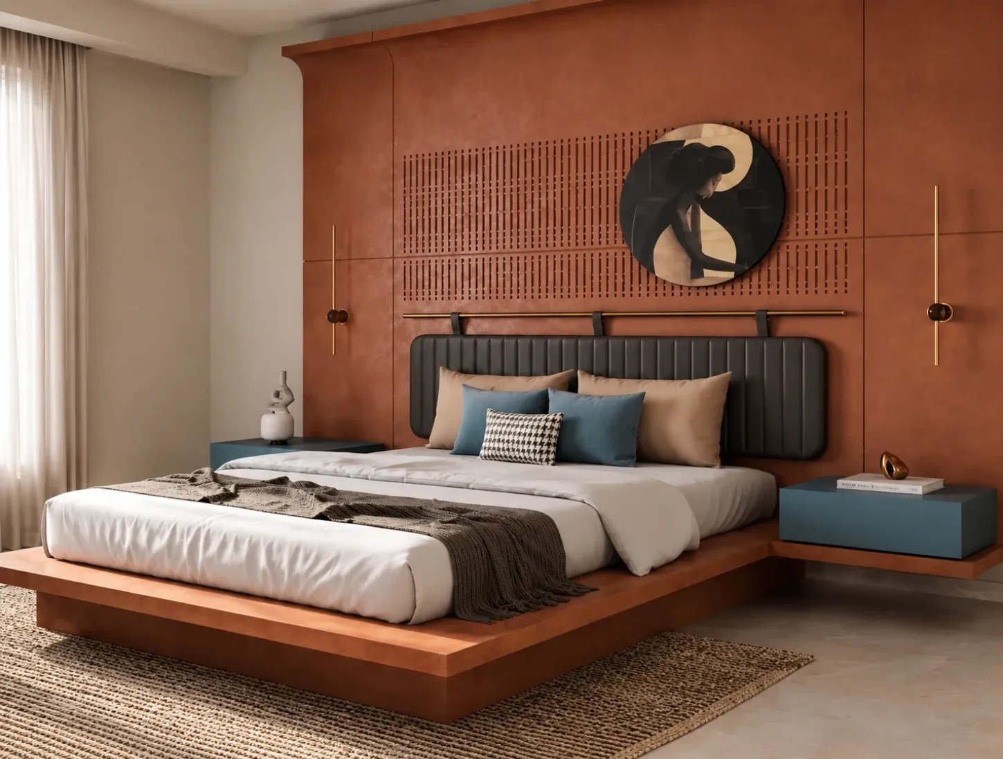 3bhk bedroom interior design for greater noida homes