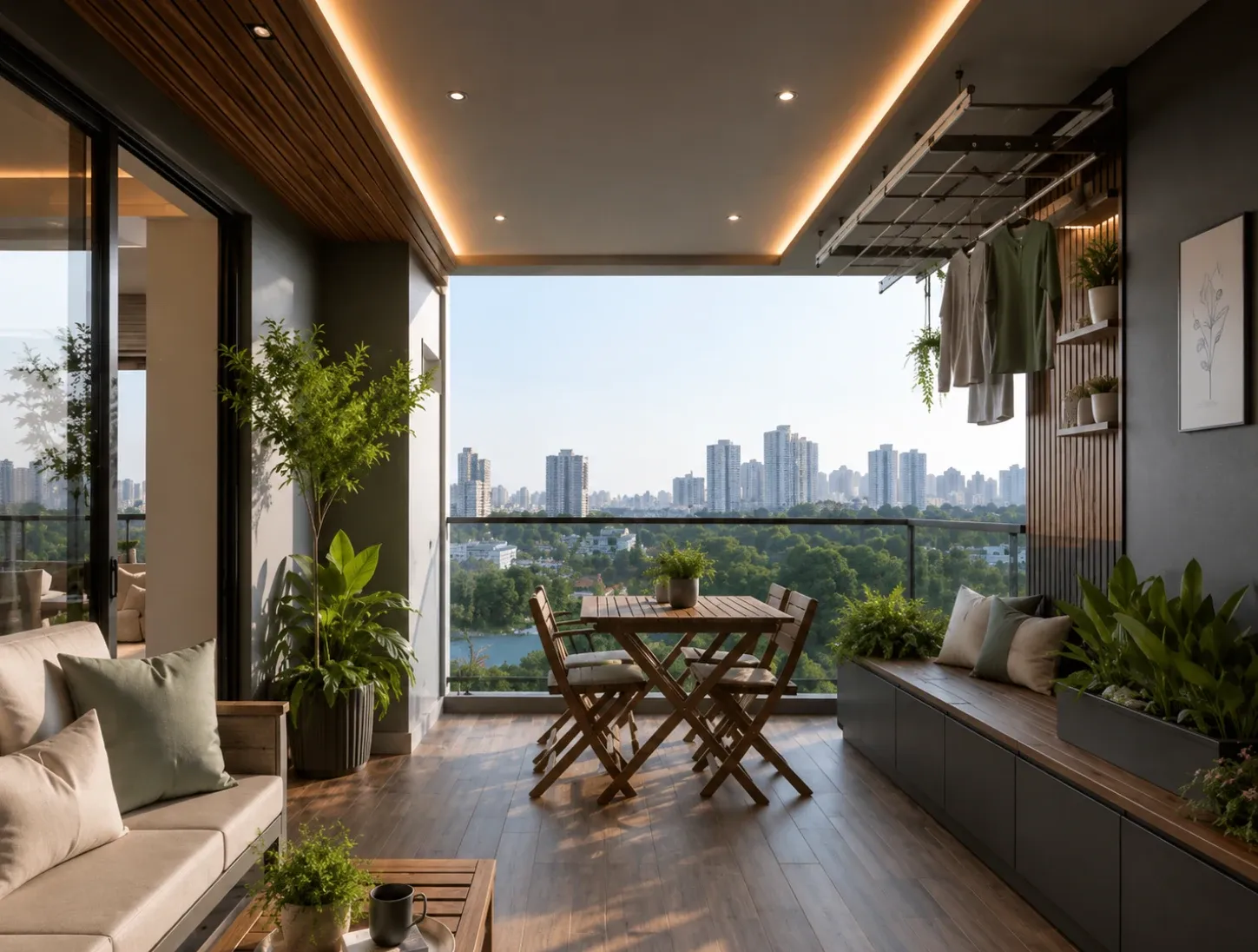 balcony design for 3bhk home interiors in greater noida