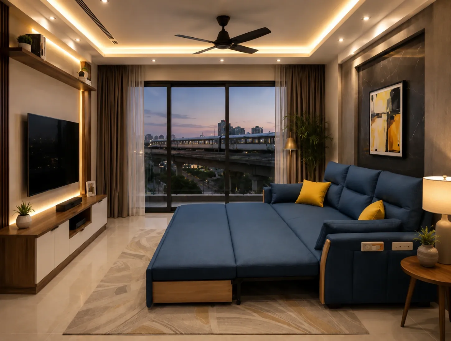 3bhk multi-functional elements for greater noida home designs