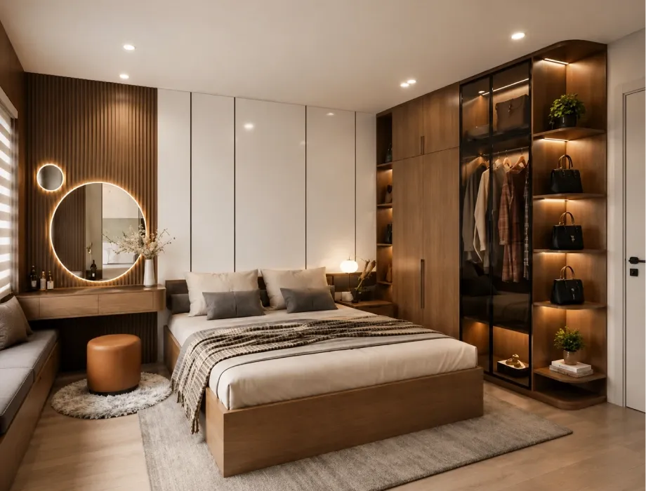 3bhk bedroom design ideas for gurugram homes