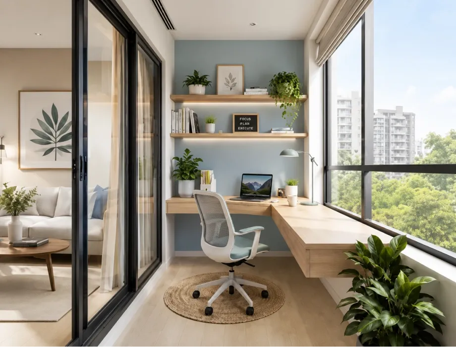 3bhk balcony design for noida homes