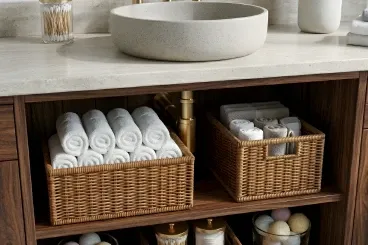 Bathroom Storage Baskets and Organizers