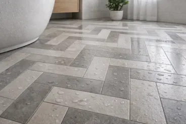 Bathroom Geometric Tiles