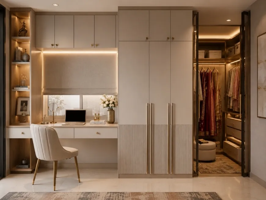 Modular Wardrobe Interior Design in Faridabad