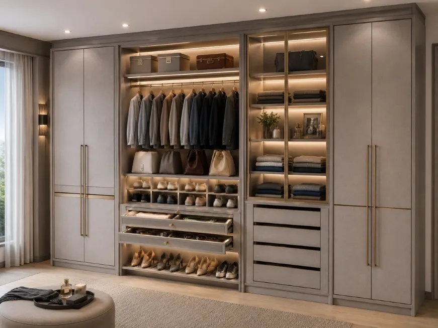 Modular Wardrobe Design in Gurugram