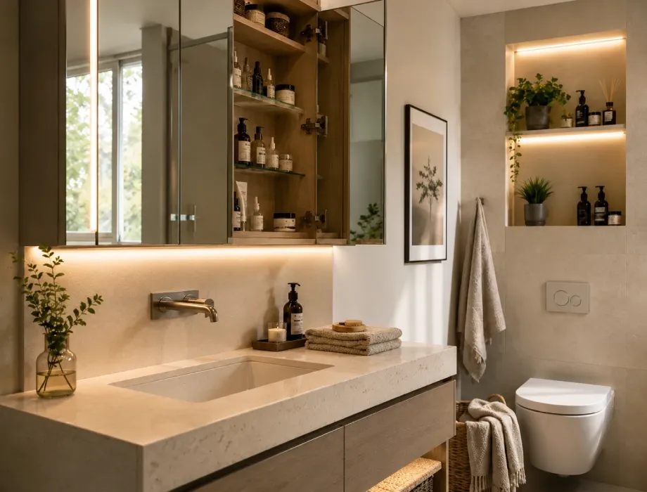 2bhk bathroom interior design in ghaziabad