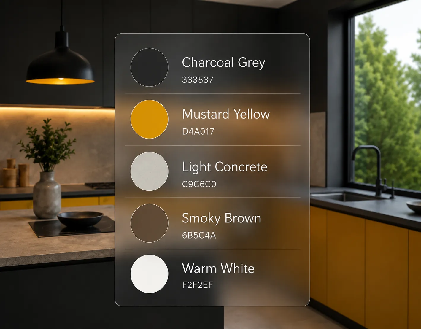 Modular Kitchen Colour Palette in Ghaziabad