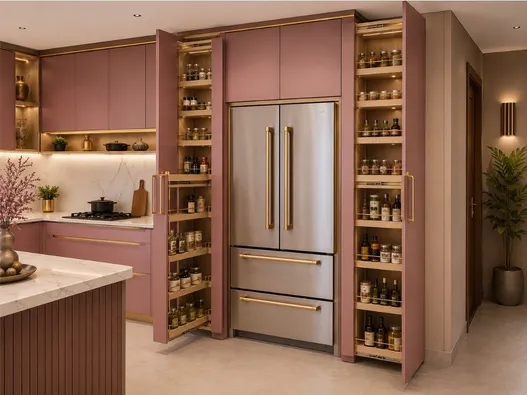 Modular Kitchen Smart Storage Design