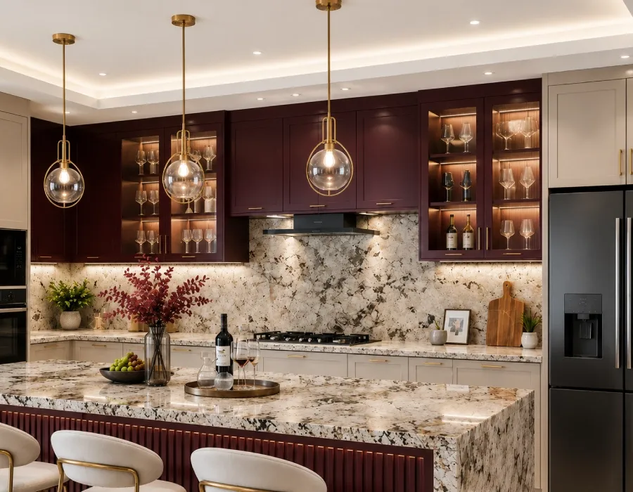 Modular Kitchen Cabinets Design in Greater Noida