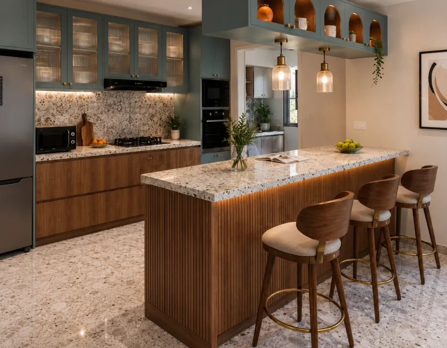 Kitchen Breakfast Counter Designs