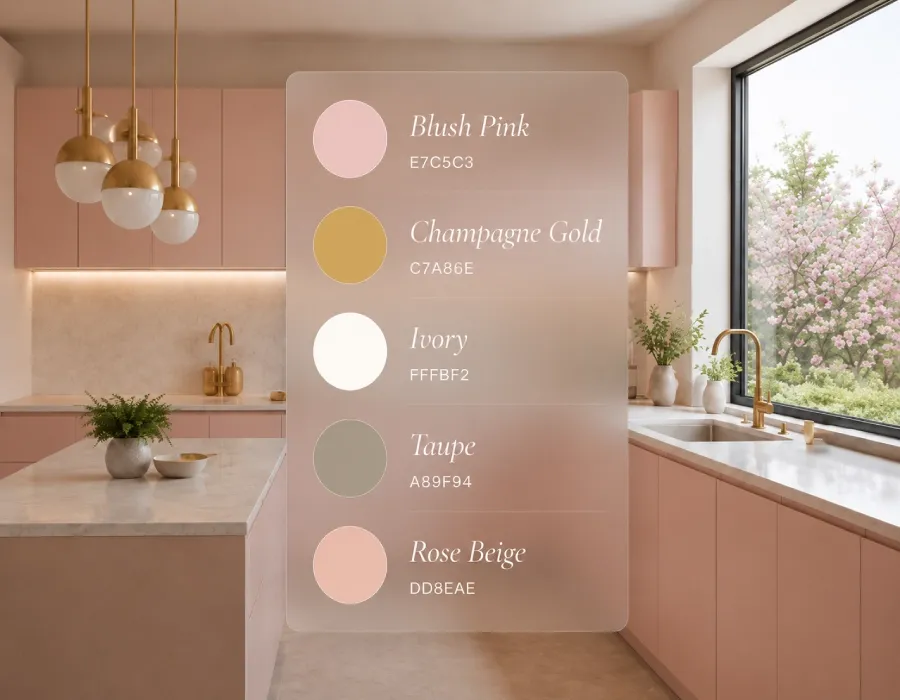Modular Kitchen Colour Palette