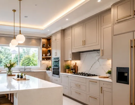 Modular Kitchen Cabinets Design in Noida