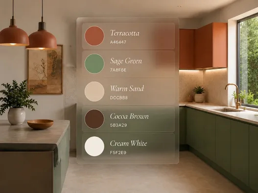 Modular Kitchen Colour Palette