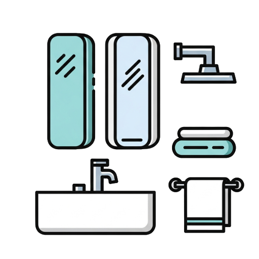 L-shape kitchen icon