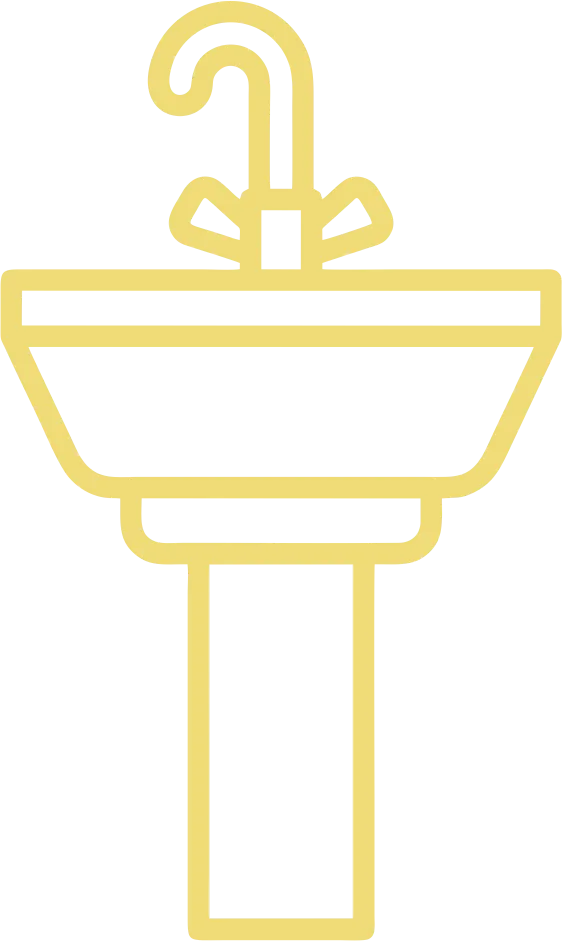 L-shape kitchen icon