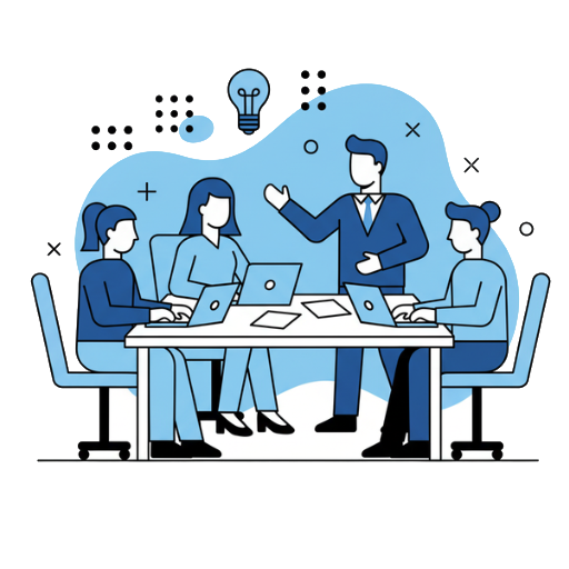 L-shape kitchen icon