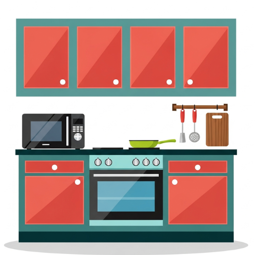 L-shape kitchen icon