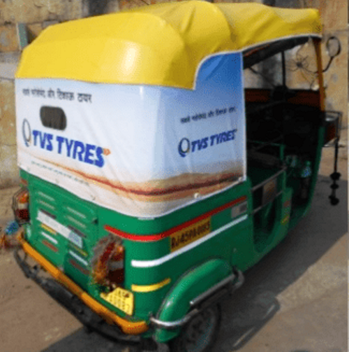 Auto Rickshaw Advertising Service at Rs 1500/month in Jaipur