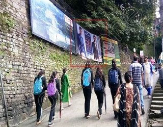 Hoarding - Lakkar Bazar, Shimla