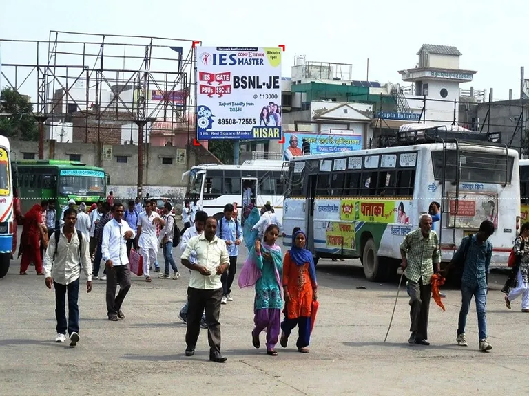 Billboard in Bus Stand,Hisar at Bus Stand Around Bus Stand10xmt
