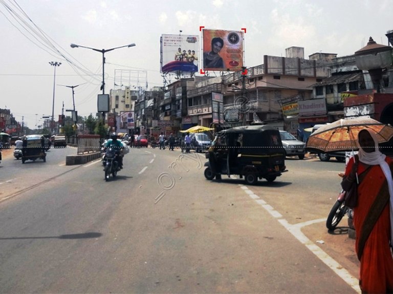 Billboard in College Square,Cuttack at College Square facing stat10xmt