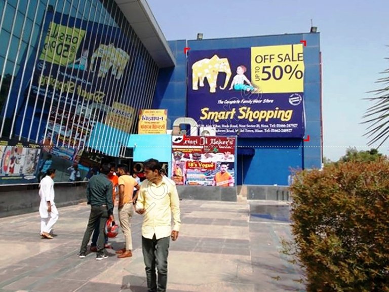 Billboard in OHM Mall,Sirsa at OHM Mall Entrance - Around OHM Mal|10xmt