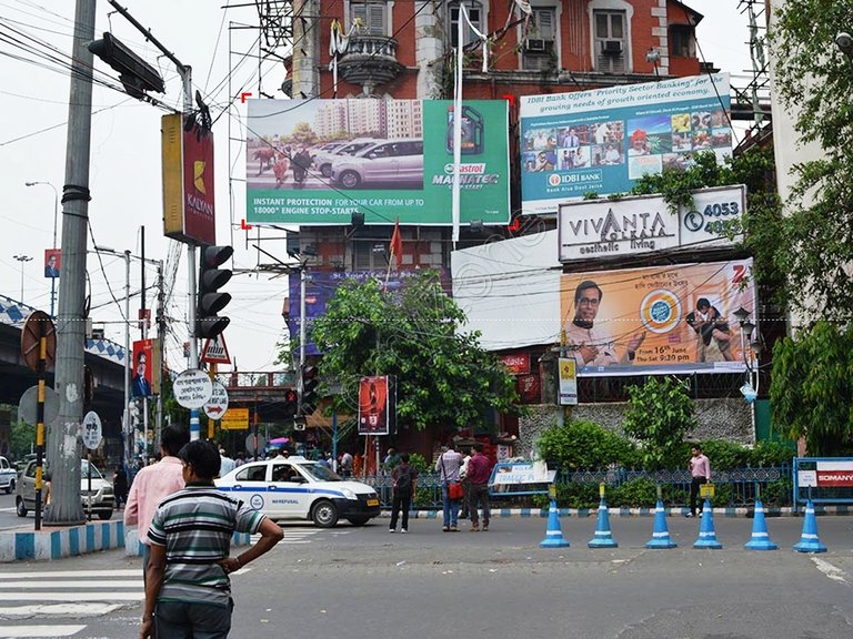 Billboard In Park Street,kolkata At Park Street Crossing - Indian