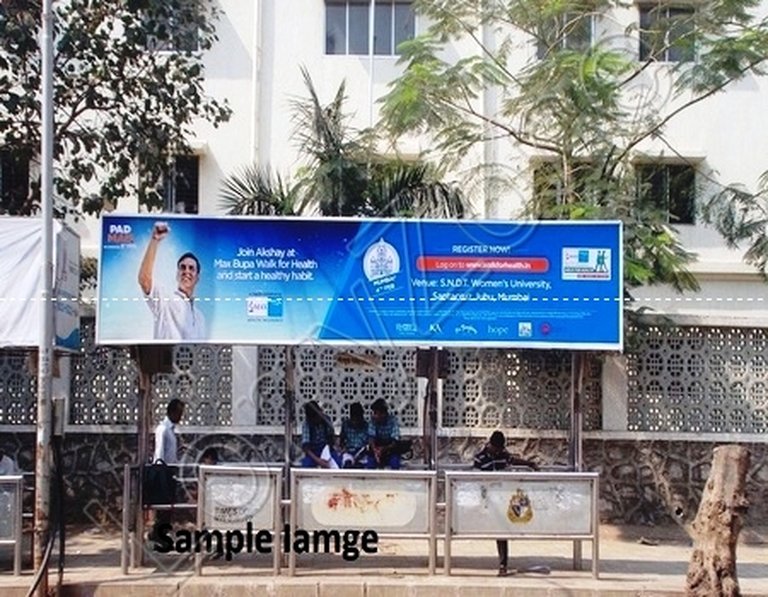 Bus Shelter in Santacruz West Mumbai at Santacruz Post Office Ou