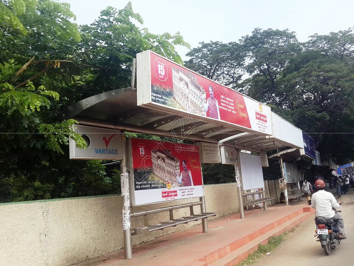 Bus Shelter-Periyar Bus Stand,Madurai